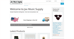 Desktop Screenshot of jaxmusicsupply.com