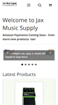 Mobile Screenshot of jaxmusicsupply.com